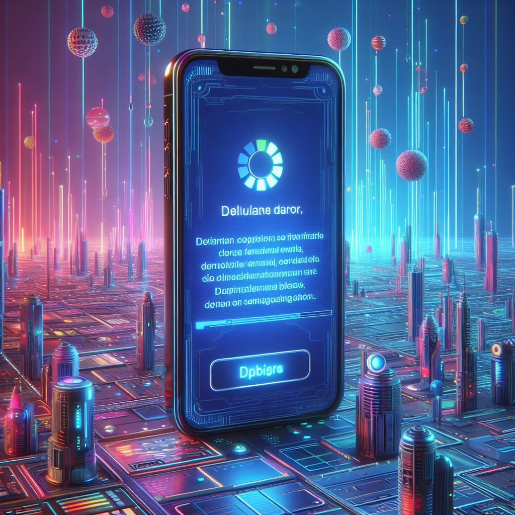 iPhone displaying cellular data error message
