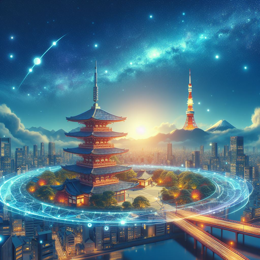 Close-up of a phone screen showing eSIM network options in Japanese cities