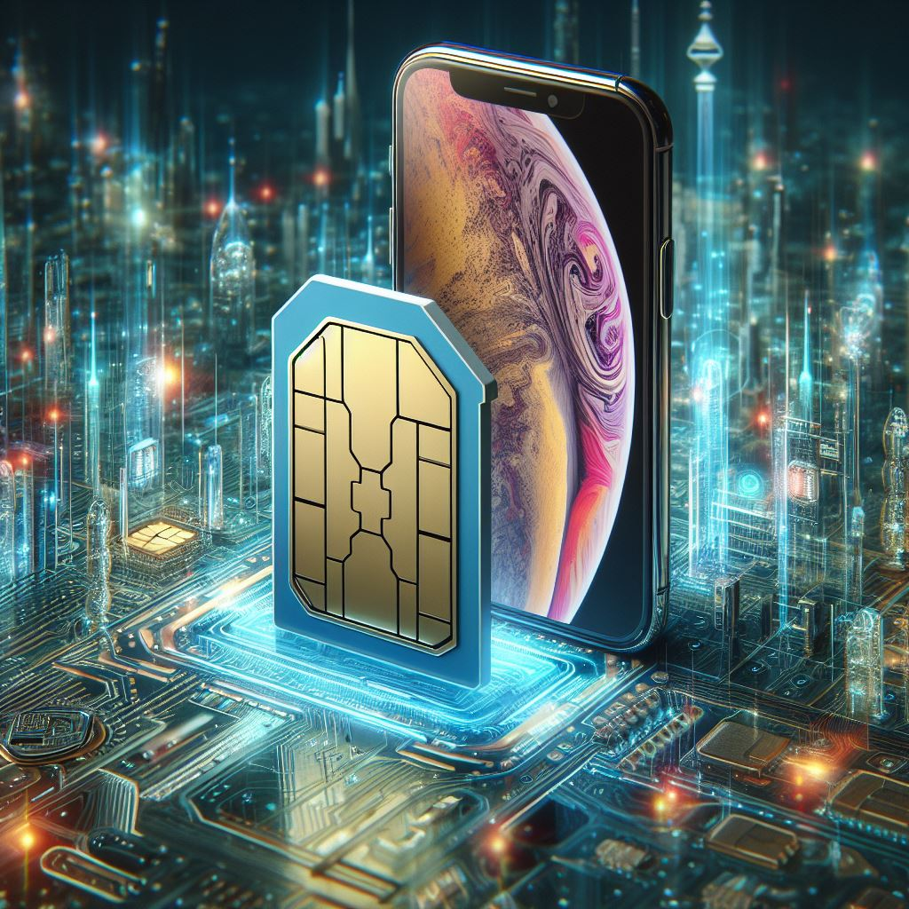 A side-by-side comparison of traditional SIM cards and eSIM technology
