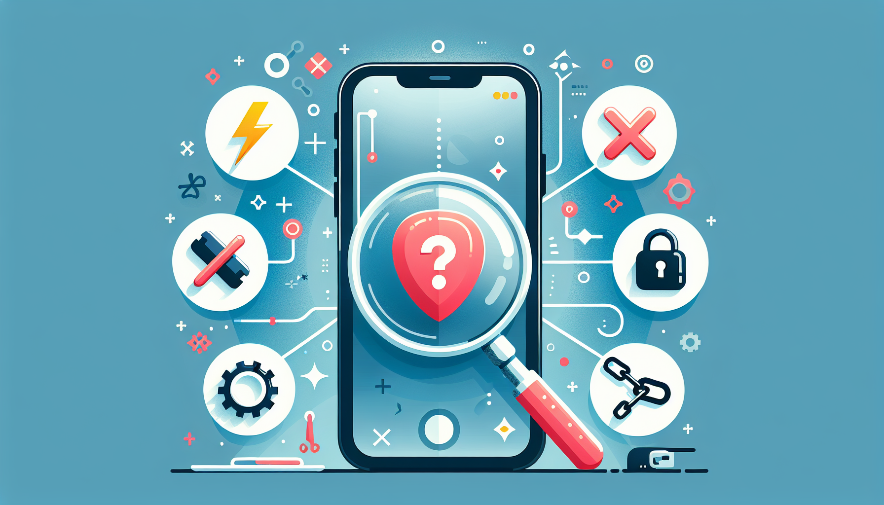 Illustration of troubleshooting common eSIM issues on iPhones