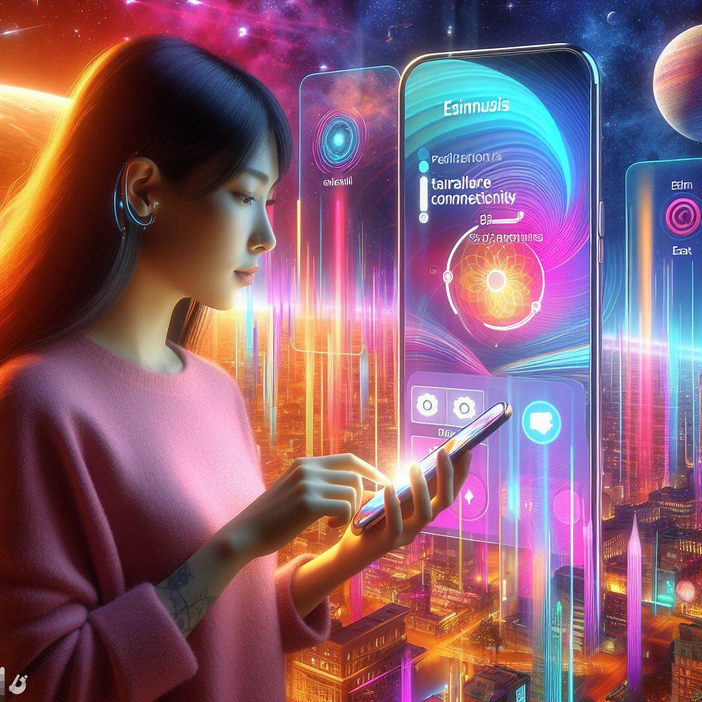 Person navigating iPhone 15's eSIM preferences for tailored connectivity settings